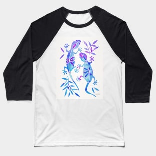 gecko indigo Baseball T-Shirt